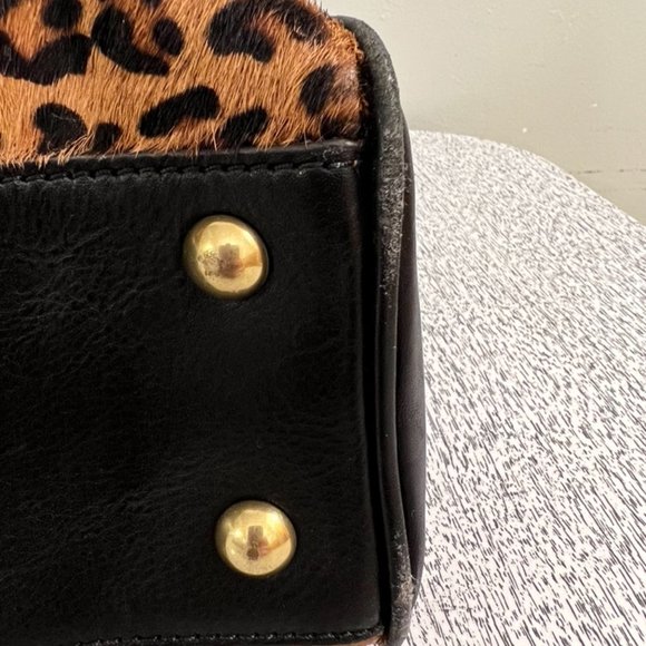 Fossil Cheetah/Leopard Print Shoulder Bag, EUC, RAB, Pin-Up, VLV - Picture 7 of 10